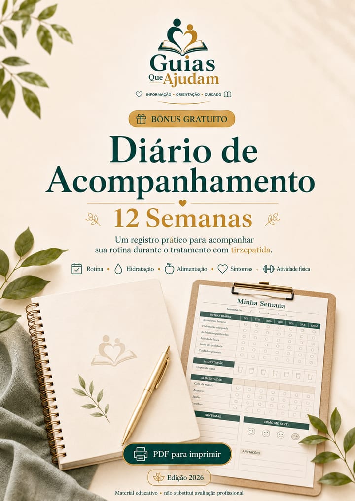 Bônus: Diário de Acompanhamento das 12 Semanas