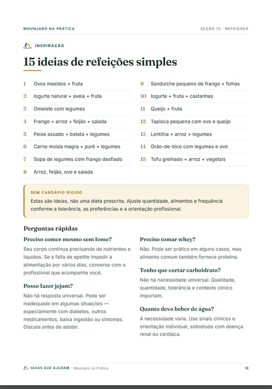 Ideias de refeições